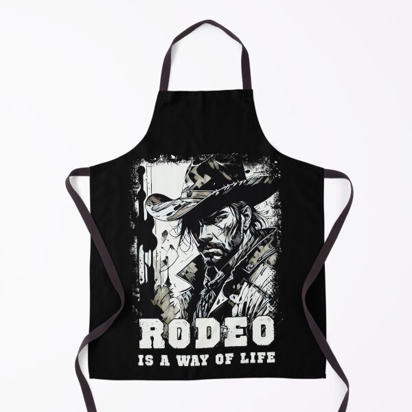 Item preview, RODEO Is A Way Of LIFE VIntage Wild West Cowboy Sayings Illustration designed and sold by Naumovski.