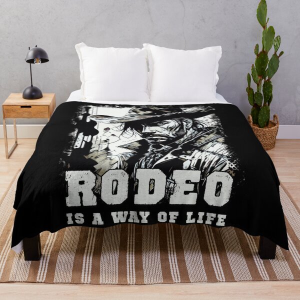 Item preview, RODEO Is A Way Of LIFE VIntage Wild West Cowboy Sayings Illustration designed and sold by Naumovski.