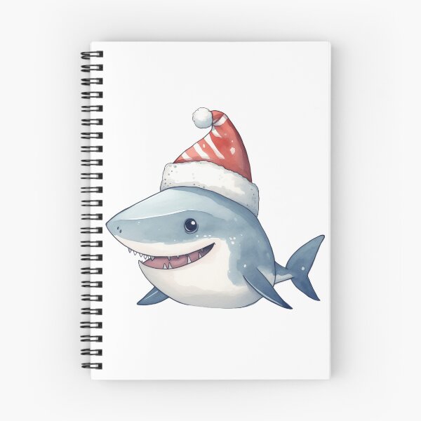 Item preview, Festive Shark - Christmas Great White Shark designed and sold by Artsy Owl.