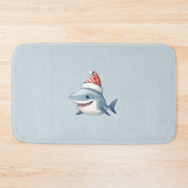 Item preview, Festive Shark - Christmas Great White Shark designed and sold by Artsy Owl.