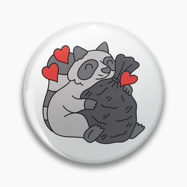 Item preview, Trash Panda (Raccoon)  designed and sold by doodlesbyben.