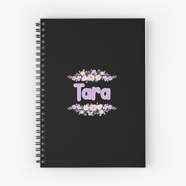 Item preview, Purple Flower Tara Name Label (Black) designed and sold by NormadWorld.
