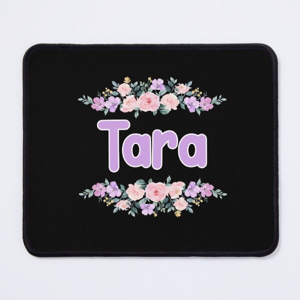 Item preview, Purple Flower Tara Name Label (Black) designed and sold by NormadWorld.