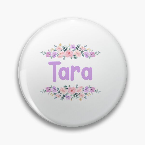 Item preview, Purple Flower Tara Name Label designed and sold by NormadWorld.