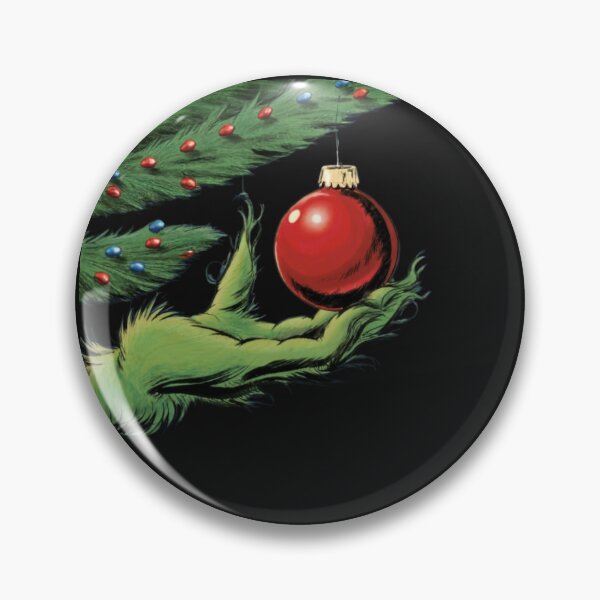 Item preview, Green hand grabbing a Christmas bauble designed and sold by Studio-DesignWw.