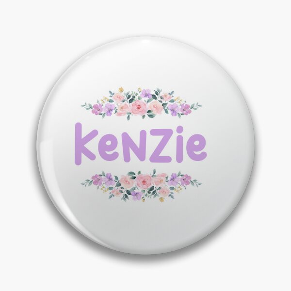Item preview, Purple Flower Kenzie Name Label designed and sold by NormadWorld.