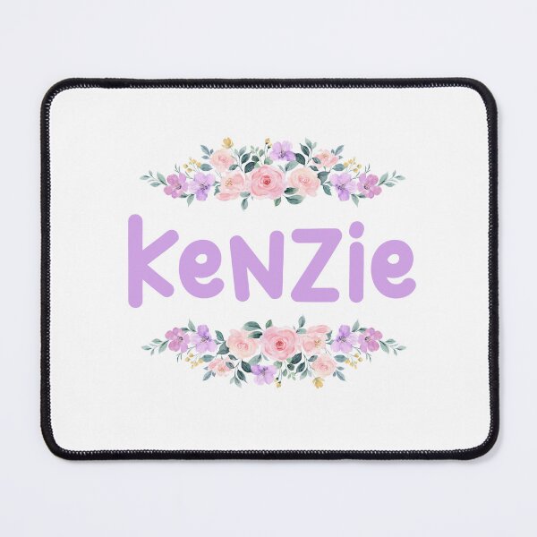 Item preview, Purple Flower Kenzie Name Label designed and sold by NormadWorld.