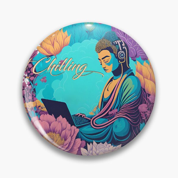 Item preview, Just Chilling Buddha designed and sold by ZenStickConcept.