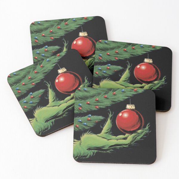 Item preview, Green hand grabbing a Christmas bauble designed and sold by Studio-DesignWw.
