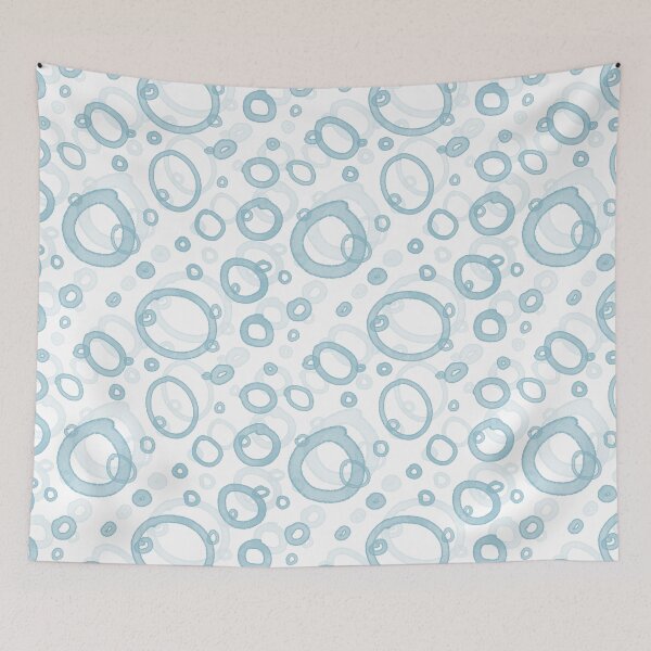 Item preview, blue circles designed and sold by MariannaDesigns.
