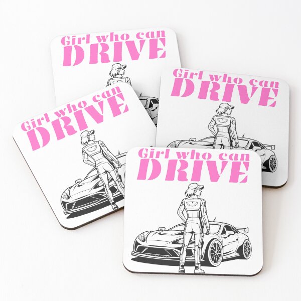 Item preview, Girl Who Can Drive | Fantastic t-shirt design for women! Car Sticker for Women designed and sold by MarsLights.