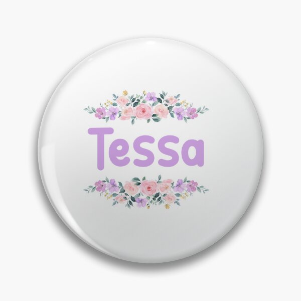 Item preview, Purple Flower Tessa Name Label designed and sold by NormadWorld.