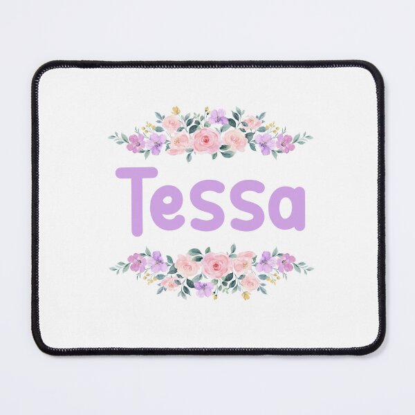 Item preview, Purple Flower Tessa Name Label designed and sold by NormadWorld.