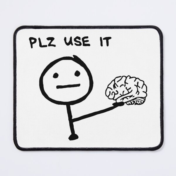 Item preview, Please, use your brain designed and sold by GloriousWax.