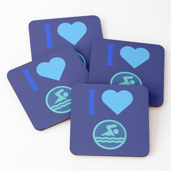 Item preview, I <3 Swimming designed and sold by Holy JM Designs.