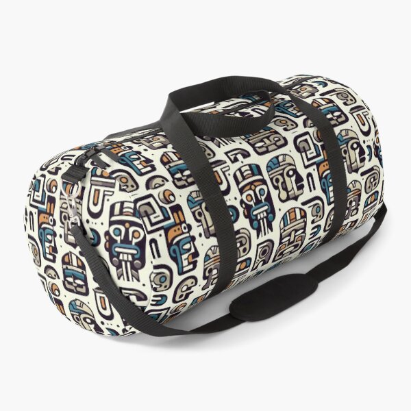 Item preview, Modern Stylized Olmec Head Pattern designed and sold by Alphaproject.
