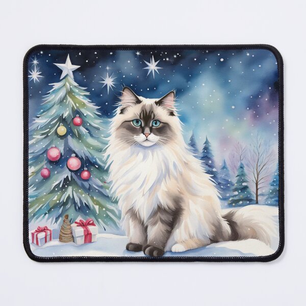 Item preview, Christmas Ragdoll cat designed and sold by YukiKenji.