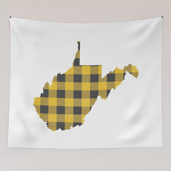 Item preview, West Virginia Plaid in Yellow designed and sold by Maren Misner.