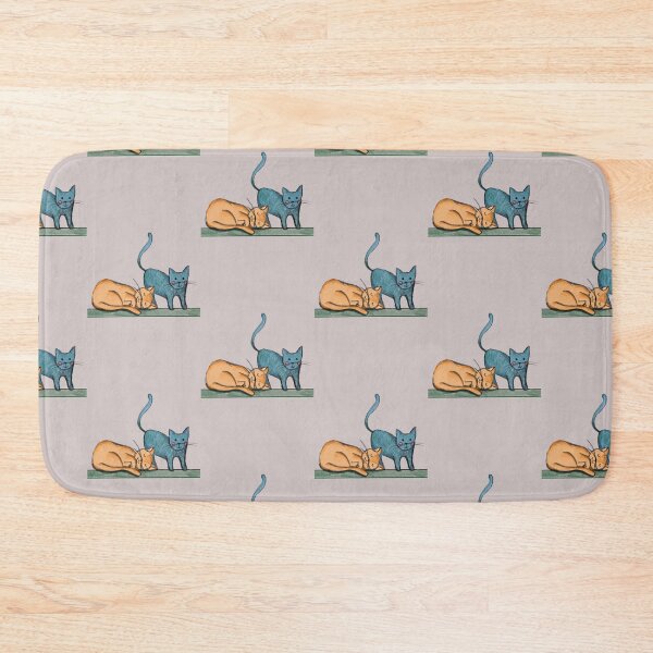 Item preview, Two Cats on a Shelf: Digital Art designed and sold by colorfulglee.