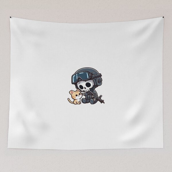 Item preview, Cute skeleton with orange kitty designed and sold by Wxjtecki.