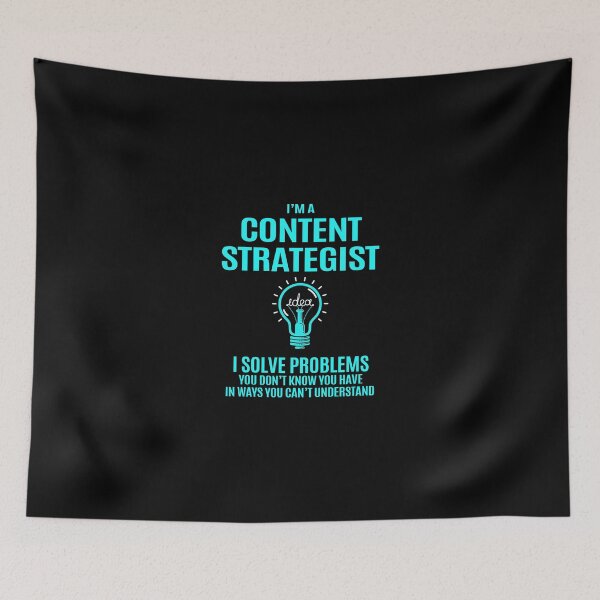 Item preview, Content Strategist - I Solve Problems designed and sold by analisanta.