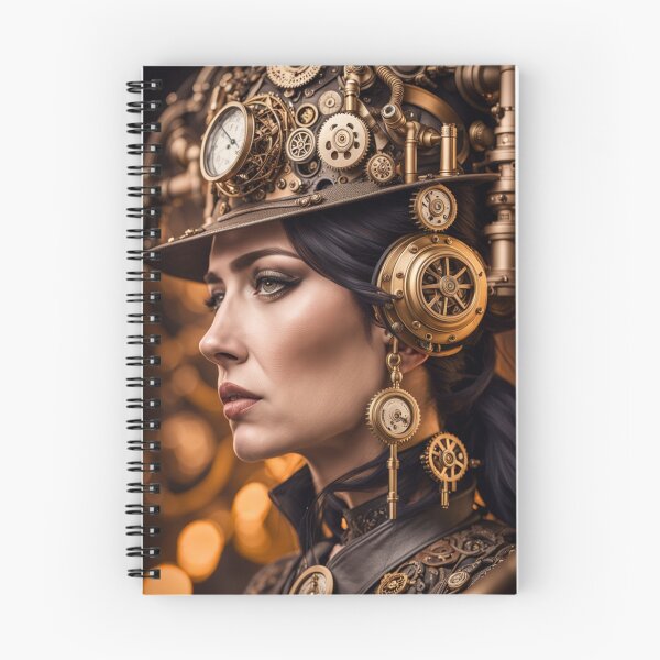 Item preview, Steampunk World - Woman Inventor Victorian Brass and Copper Gadgets Steam Machines designed and sold by Butler in the Home.