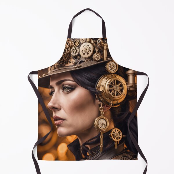 Item preview, Steampunk World - Woman Inventor Victorian Brass and Copper Gadgets Steam Machines designed and sold by Butler in the Home.