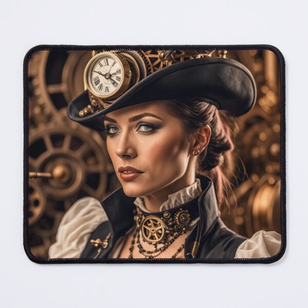 Item preview, Steampunk World - Woman Inventor Victorian Brass and Copper Gadgets Steam Machines designed and sold by Butler in the Home.