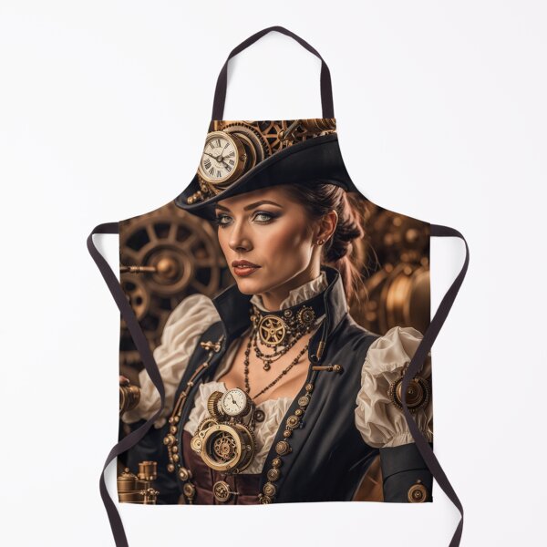 Item preview, Steampunk World - Woman Inventor Victorian Brass and Copper Gadgets Steam Machines designed and sold by Butler in the Home.