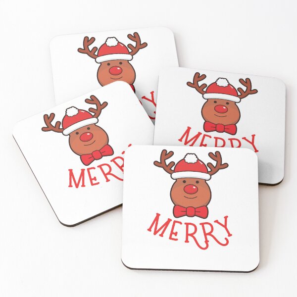 Item preview, Merry Christmas - The Elf Reindeer Christmas Crew designed and sold by UntamedThreads.