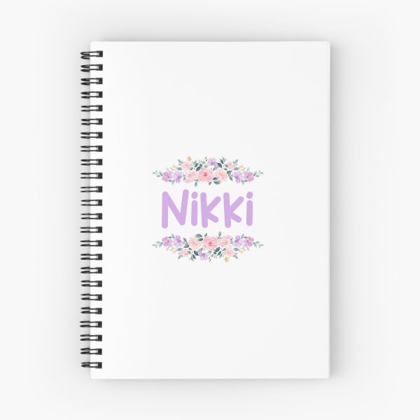 Item preview, Purple Flower Nikki Name Label designed and sold by NormadWorld.