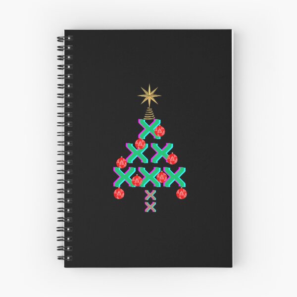Item preview, 8 x X, Christmas Tree, with 8 red bubbles, XXXXXXXX, plus Star designed and sold by Cerulean-Shop.