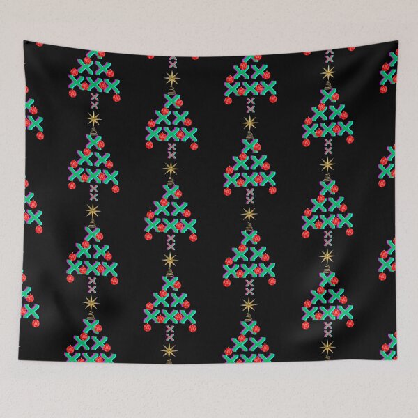 Item preview, 8 x X, Christmas Tree, with 8 red bubbles, XXXXXXXX, plus Star designed and sold by Cerulean-Shop.