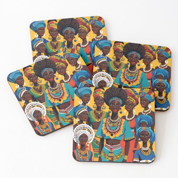 Item preview, African queens showing traditional attire designed and sold by African-energy.