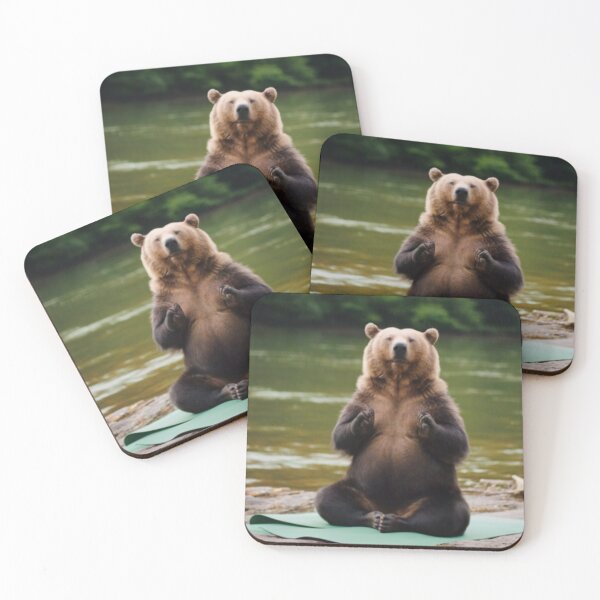 Item preview, Funny Yoga Bear designed and sold by Lar888.