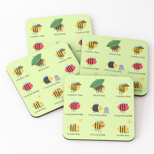 Item preview, Types of bee designed and sold by MangoStudio.