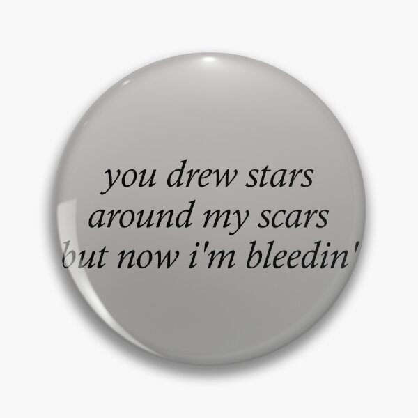 Item preview, star studded scars but legible designed and sold by myfaithmylove.