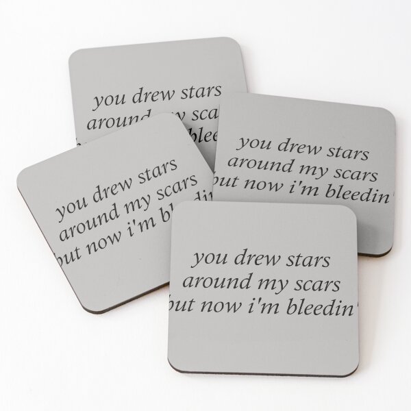 Item preview, star studded scars but legible designed and sold by myfaithmylove.