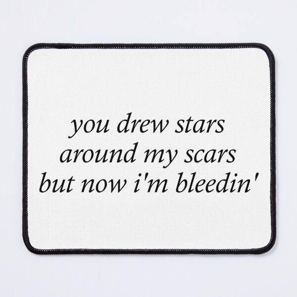 Item preview, star studded scars but legible designed and sold by myfaithmylove.