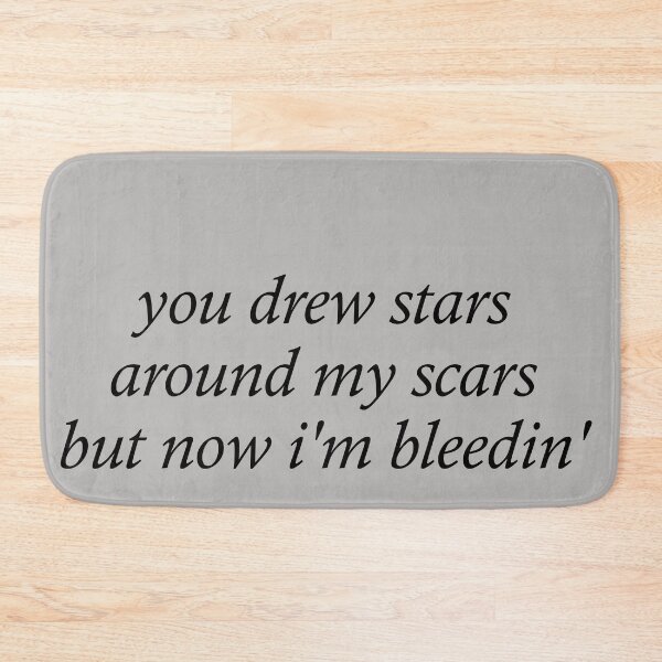 Item preview, star studded scars but legible designed and sold by myfaithmylove.