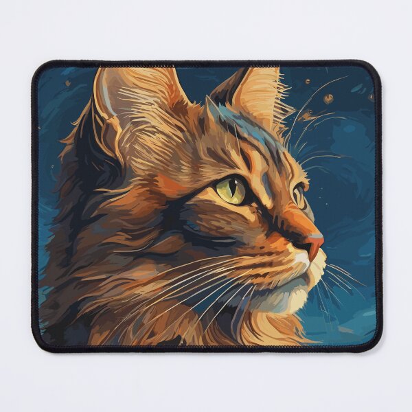 Item preview, Somali Cat in Starry Night designed and sold by cutiepie11cats.