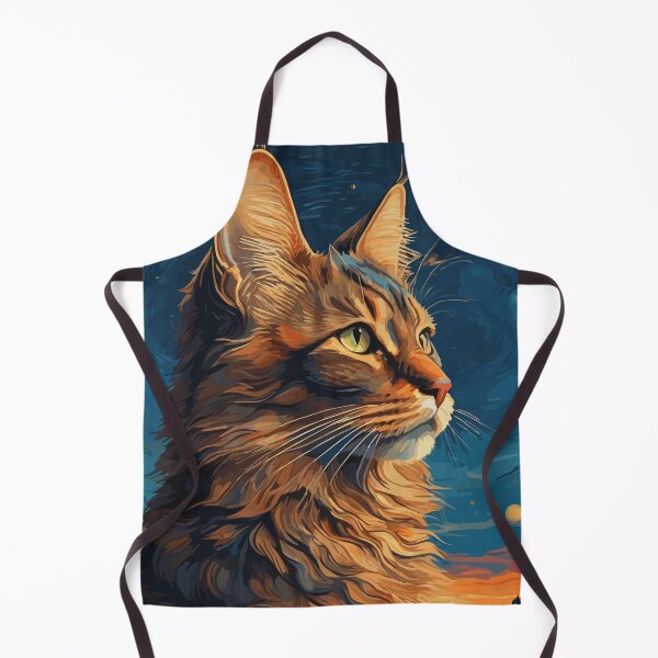 Item preview, Somali Cat in Starry Night designed and sold by cutiepie11cats.
