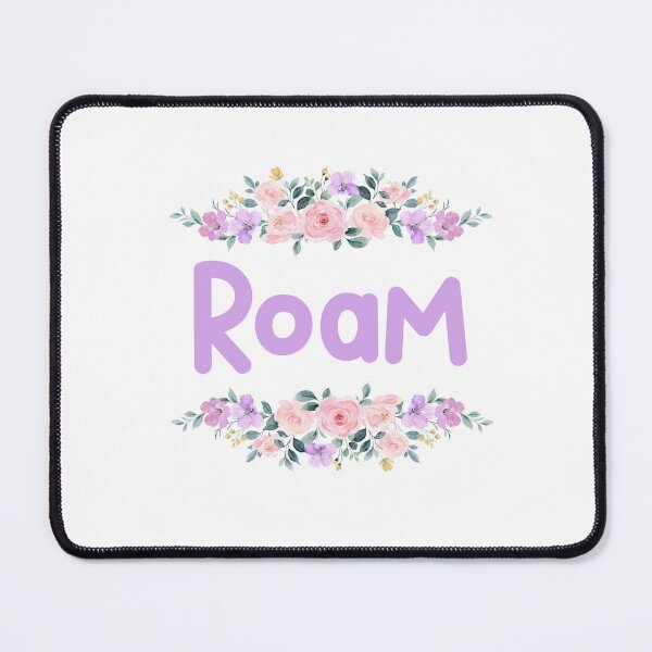 Item preview, Purple Flower Roam Name Label designed and sold by NormadWorld.