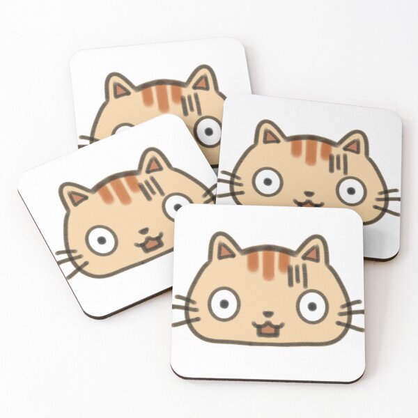 Item preview, Frightened orange cat avatar designed and sold by yay030.