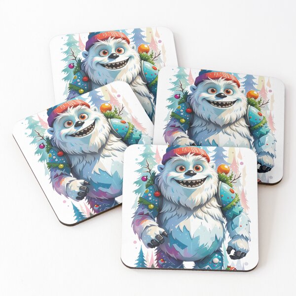 Item preview, Bumble's Holiday Hug: Adorable Abominable Festivity designed and sold by Art3dLabs.