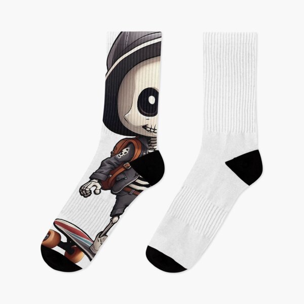 Item preview, skull with skateboard designed and sold by wplamkung.