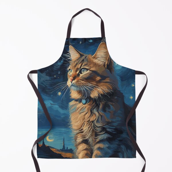 Item preview, Somali Cat in Starry Night designed and sold by cutiepie11cats.