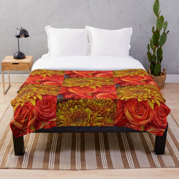 Item preview, vintage feel - chrysanthemum and rose designed and sold by foozma73.