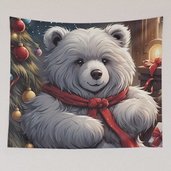 Item preview, Teddy celebrating Christmas designed and sold by Colin Bentham.