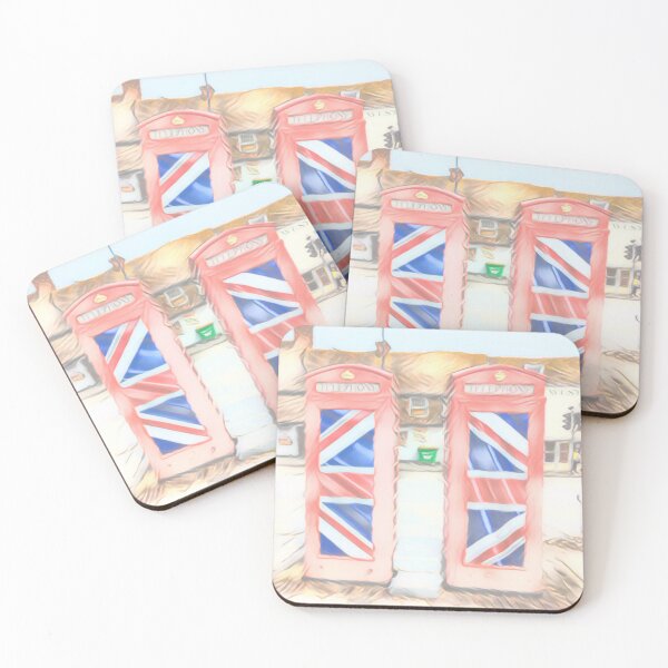 Item preview, Union Jack Phone Boxes In Fine Detail designed and sold by Fearless-Fox.